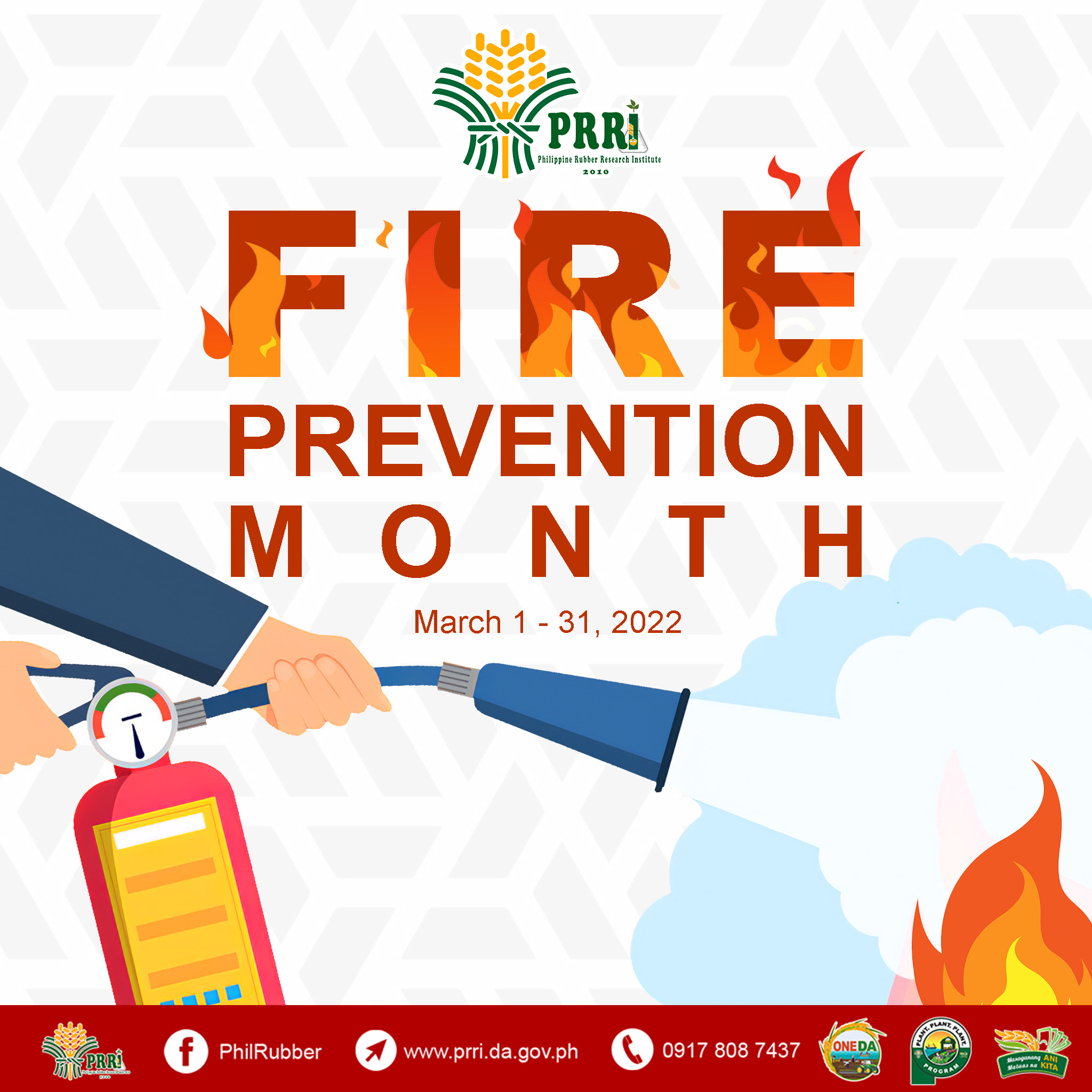 Fire Prevention Month Philippine Rubber Research Institute